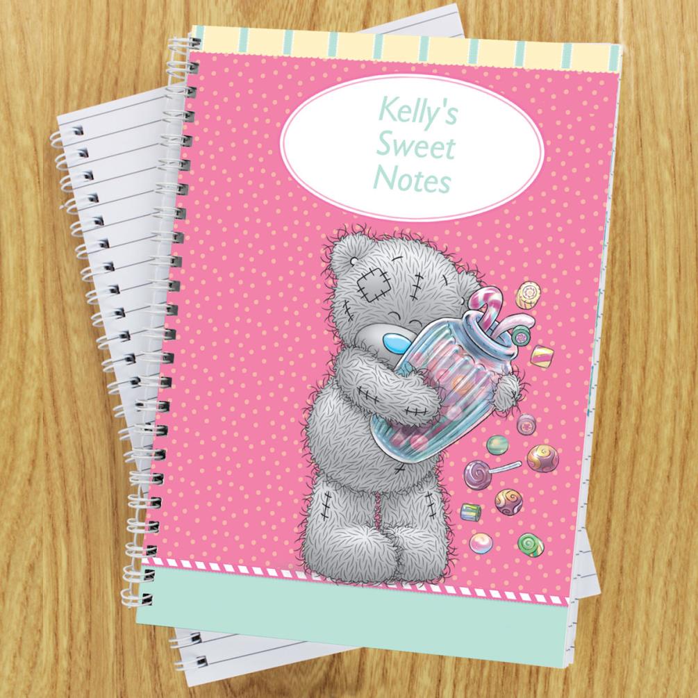 Personalised Me to You Bear Candy Girl A5 Notebook Extra Image 2